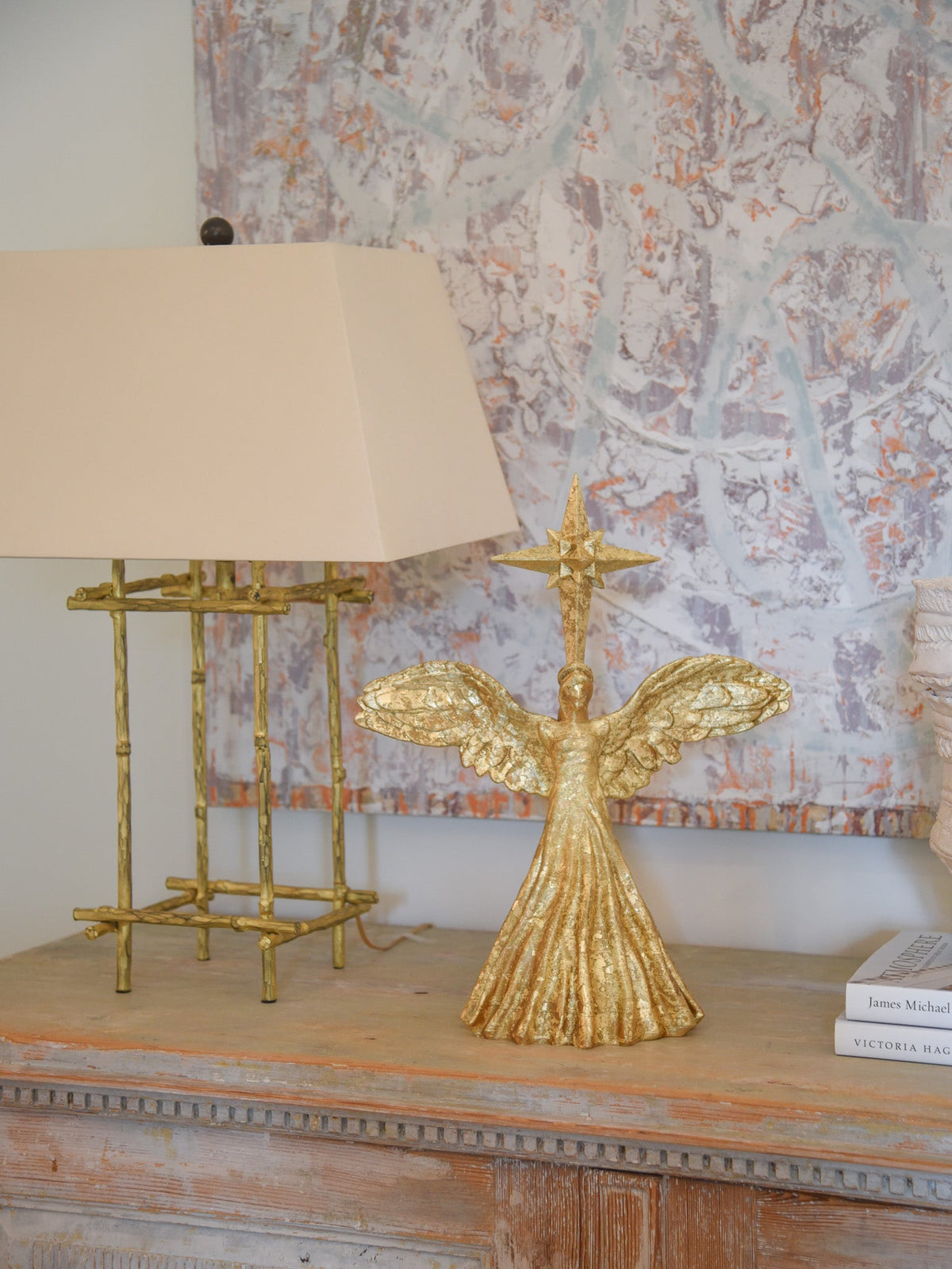 Fig & Dove Angel Tree Topper/Sculpture