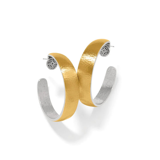 Brighton Ferrara Entrata Moon Large Hoop Earrings JA0095