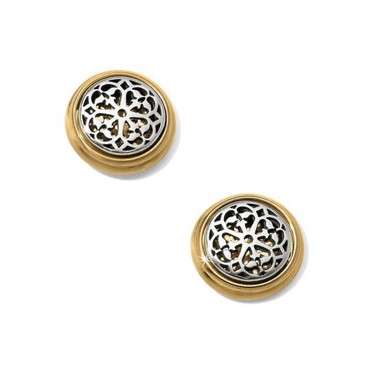 Brighton Ferrara Two Tone Post Earrings