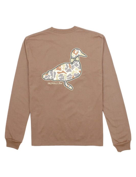 Properly Tied Field Camo LS Tee