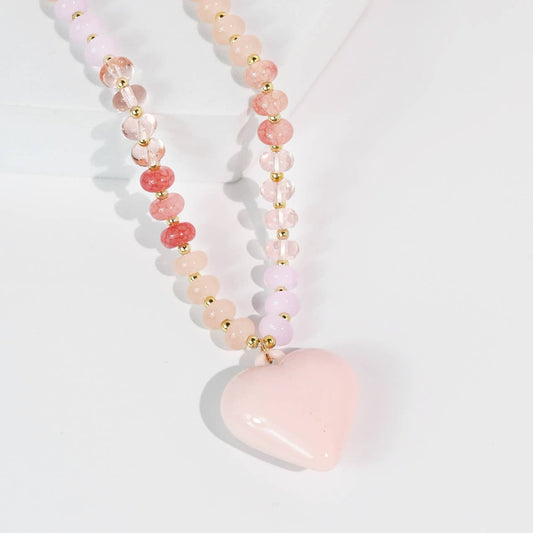 TJ Happy Colorful Heart NK  Light Pink