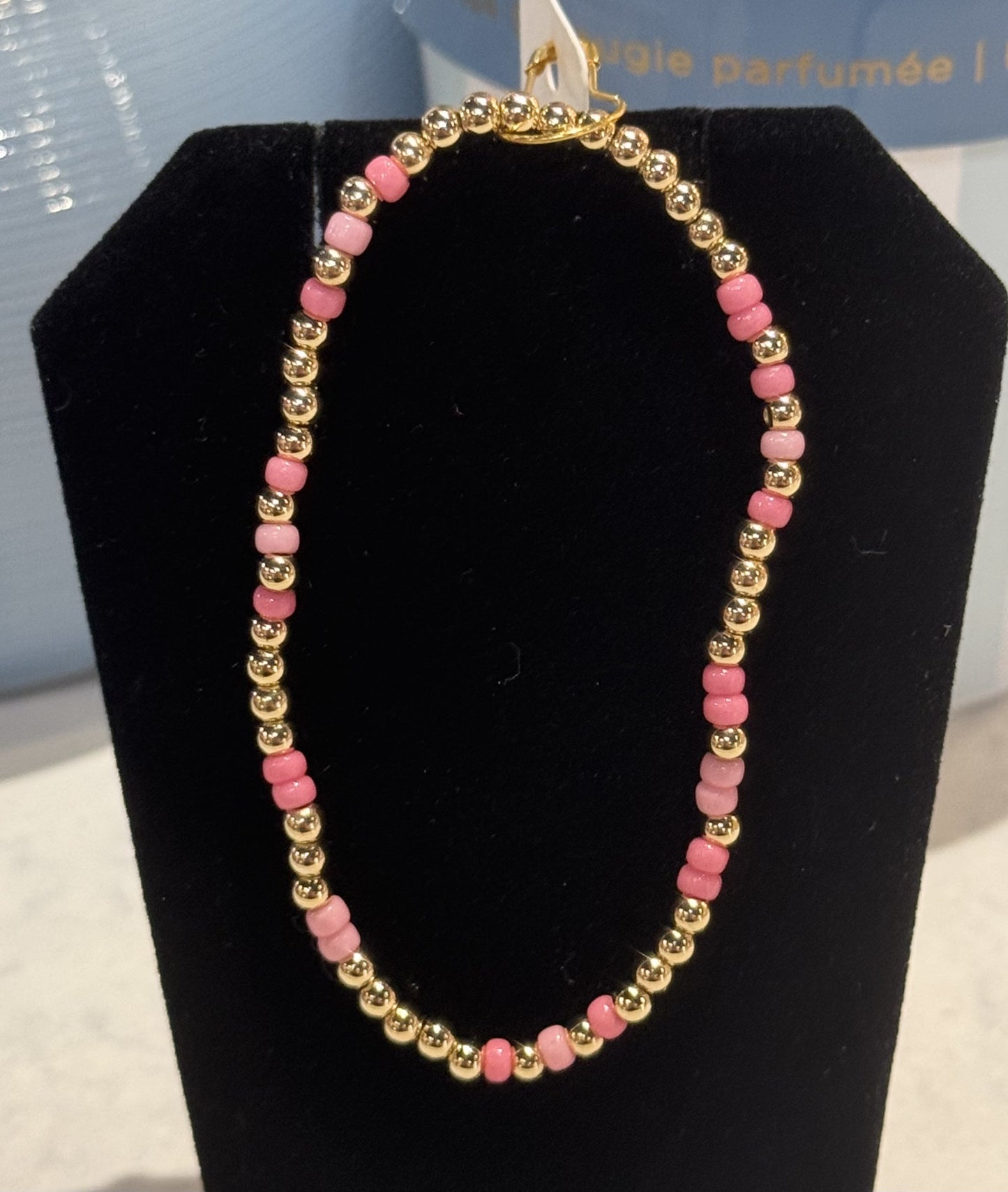 HB Large Seed Bead Irridescent Bracelet