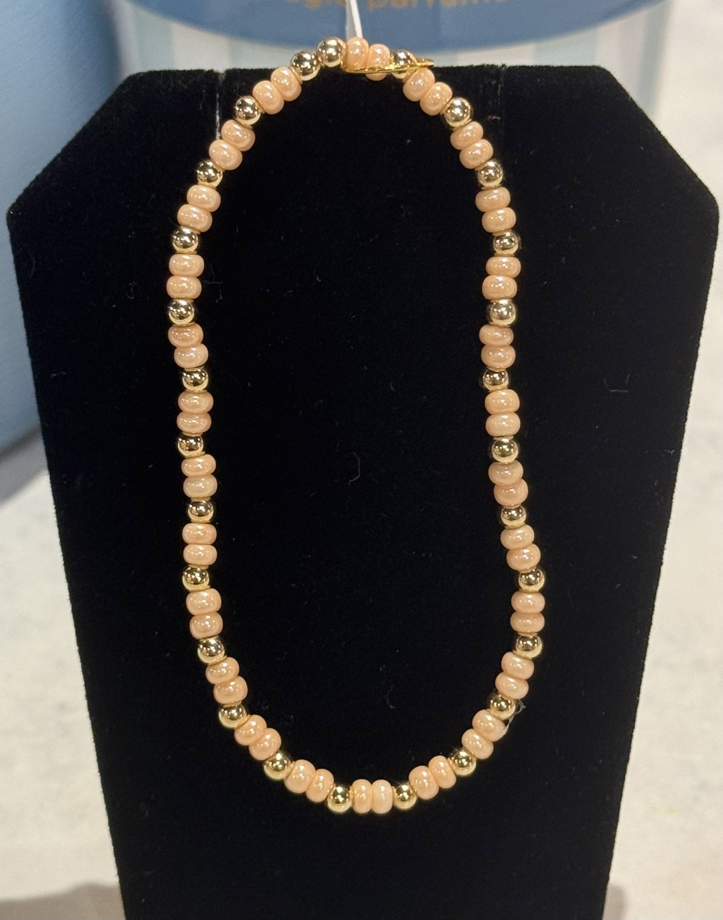 HB Large Seed Bead Irridescent Bracelet