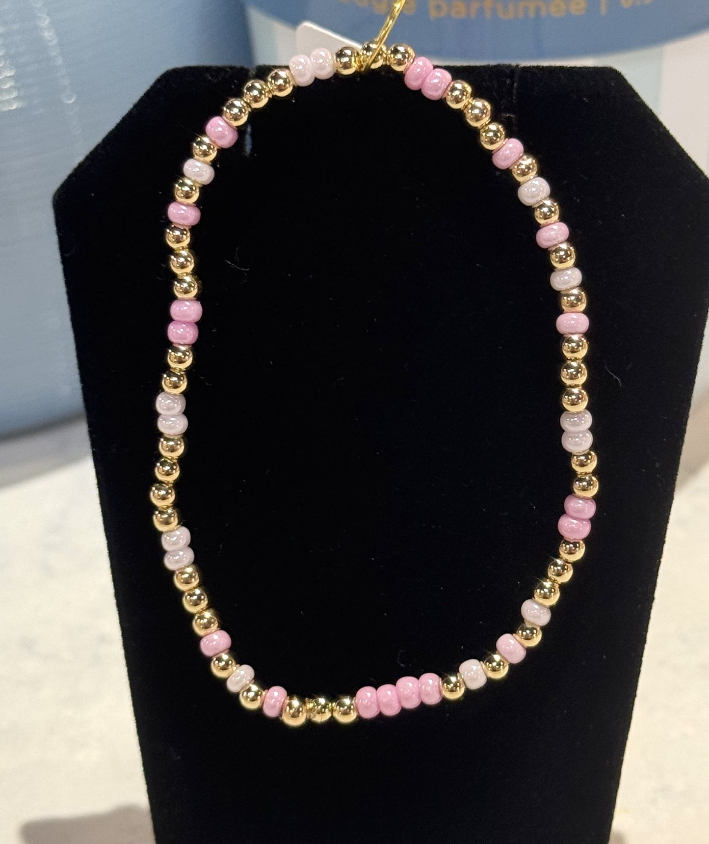 HB Large Seed Bead Irridescent Bracelet