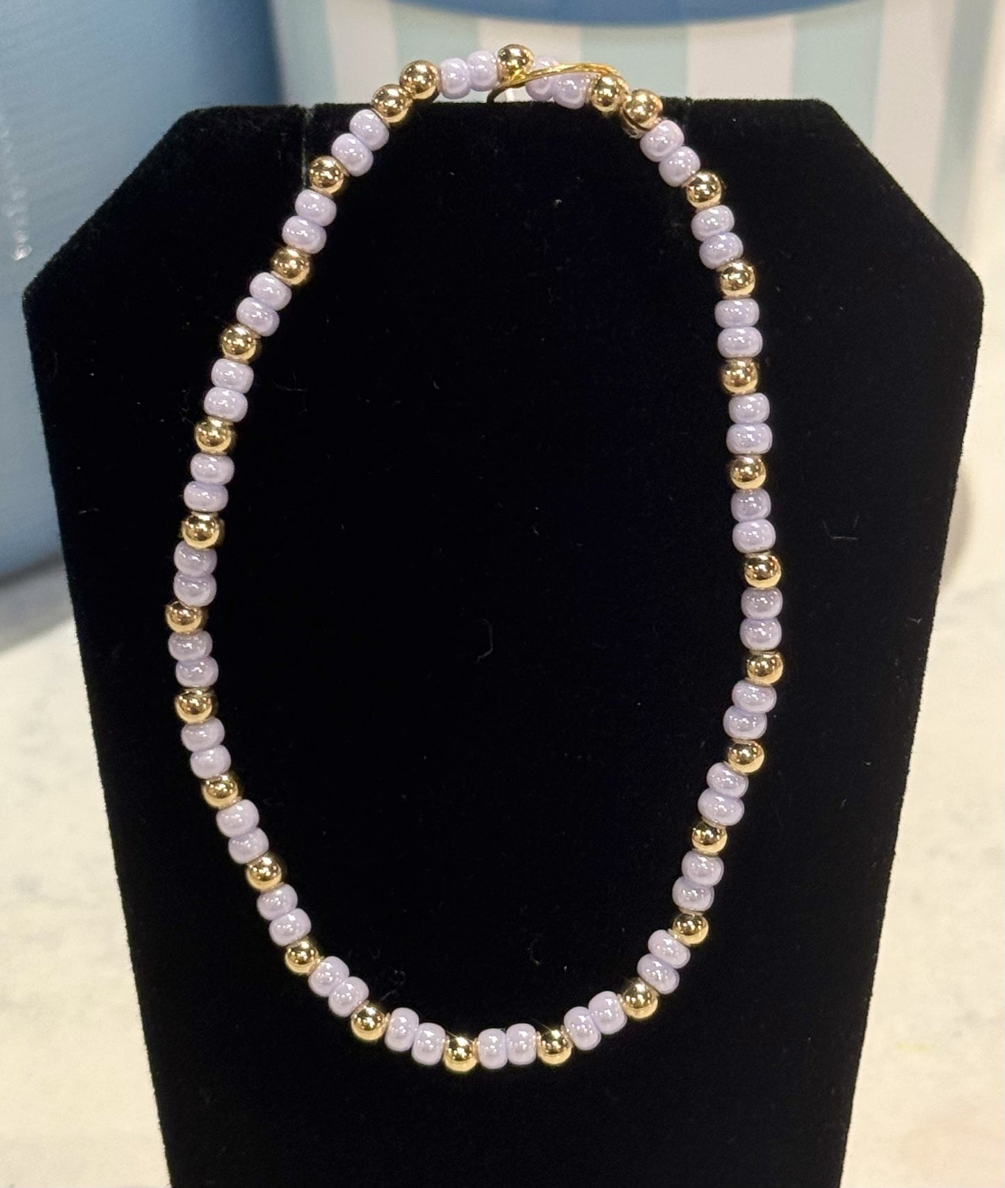 HB Large Seed Bead Irridescent Bracelet