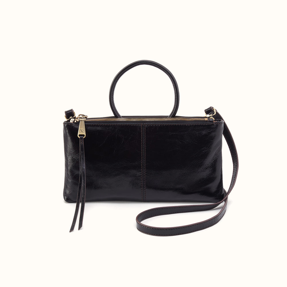 Hobo Sable Crossbody- Black