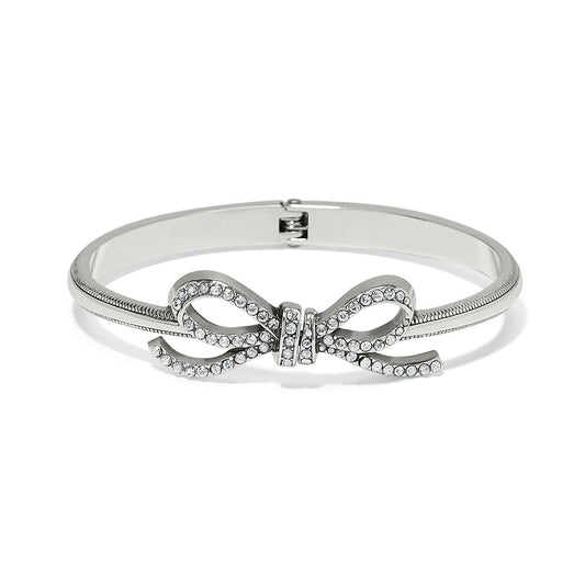 Brighton Illumina Bow Hinged Bangle   JE0252
