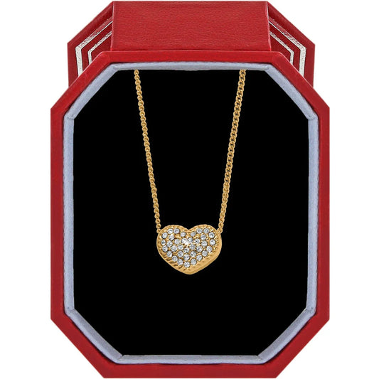 Brighton Illumina Celeste Heart Petite Necklace Gift Box JD7033