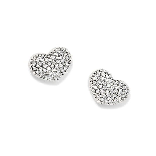Brighton Illumina Celeste Heart Post Earrings  JA0039