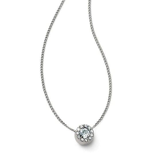 Brighton Illumina Silver Mini Solitaire NK  JM0071
