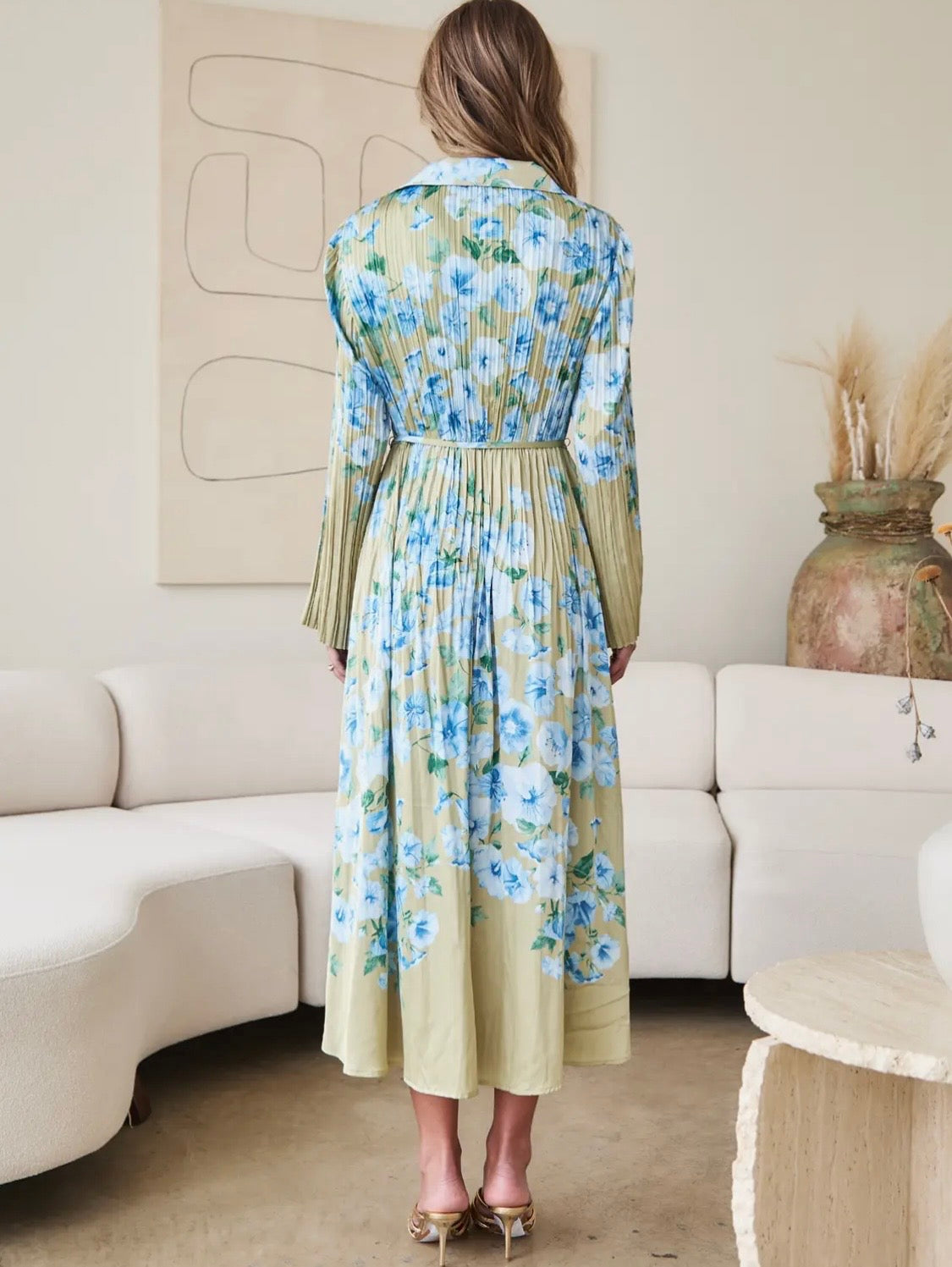 Olive Garden Bloom Midi Dress