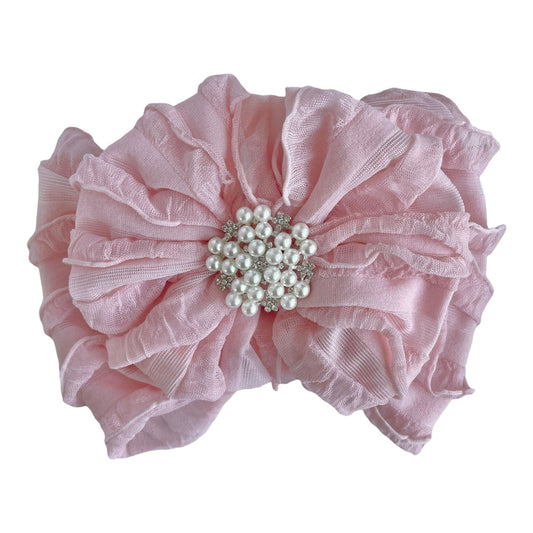 Rockin Royalty Bow w/ Pearls