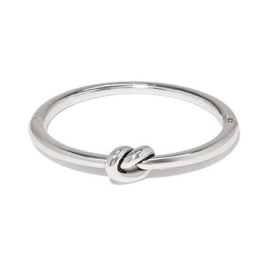 Brighton Silver Interlok Single Knot Bangle   JF0317