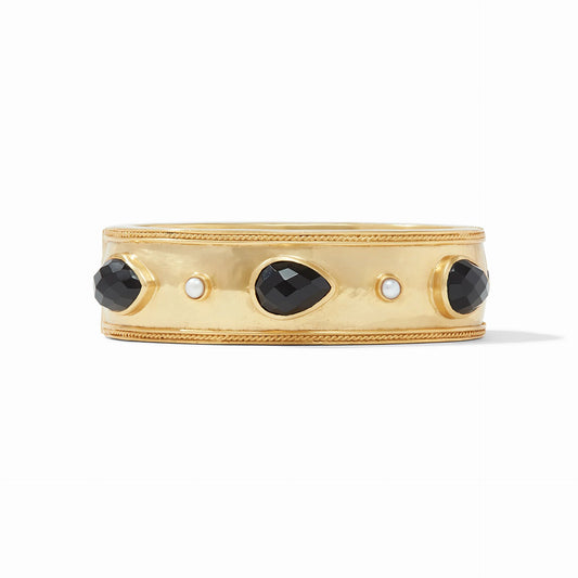 JV Cannes Stone Statement Hinged Bracelet