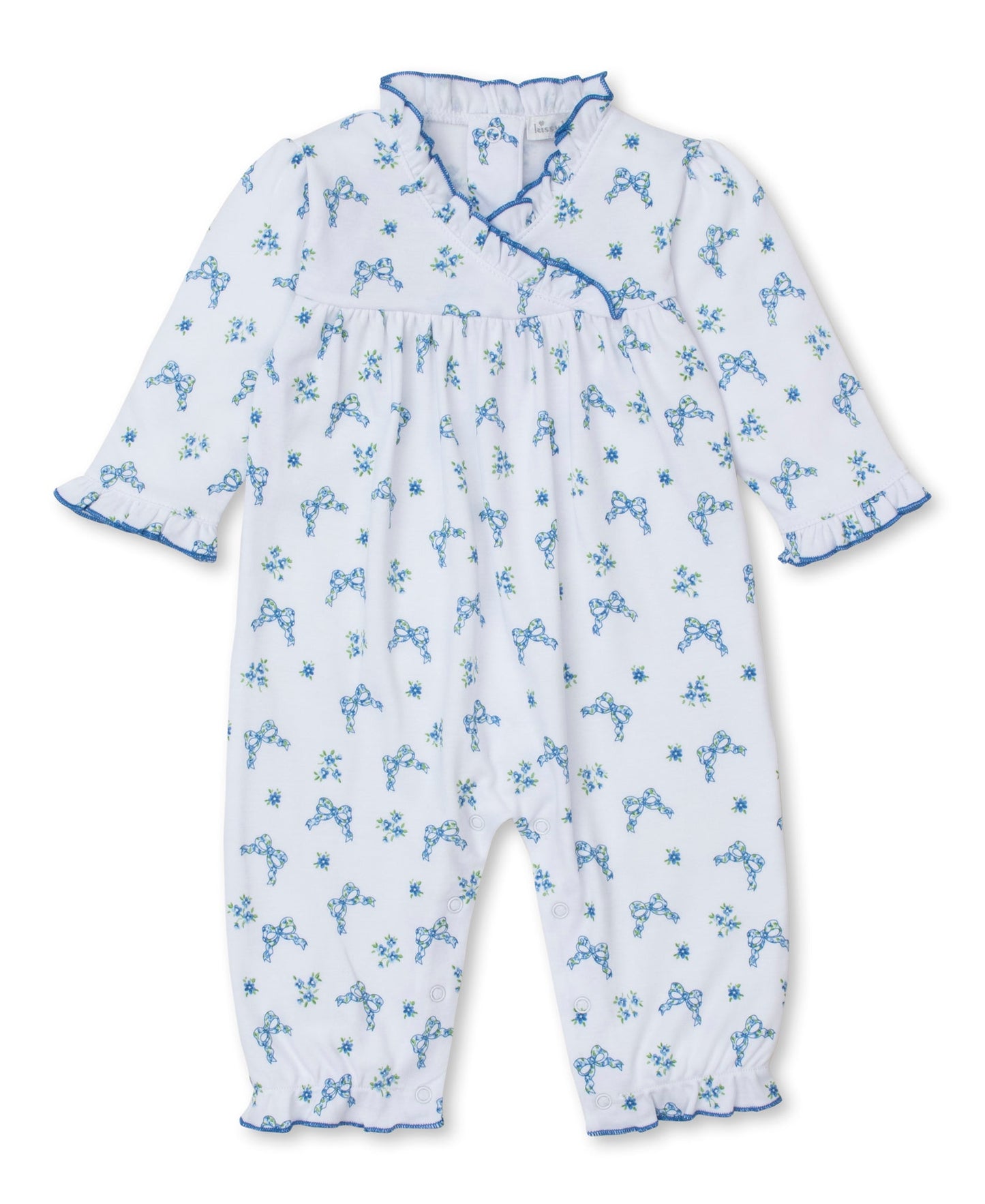 Kissy Kissy Light Blue Bow Playsuit