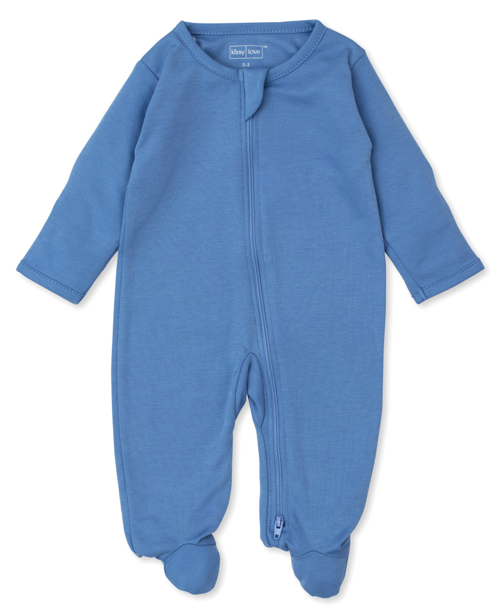 Kissy Kissy Dark Blue Footie