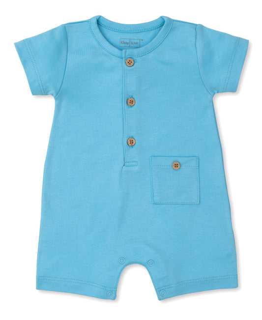 Kissy Kissy Ocean Blue Playsuit