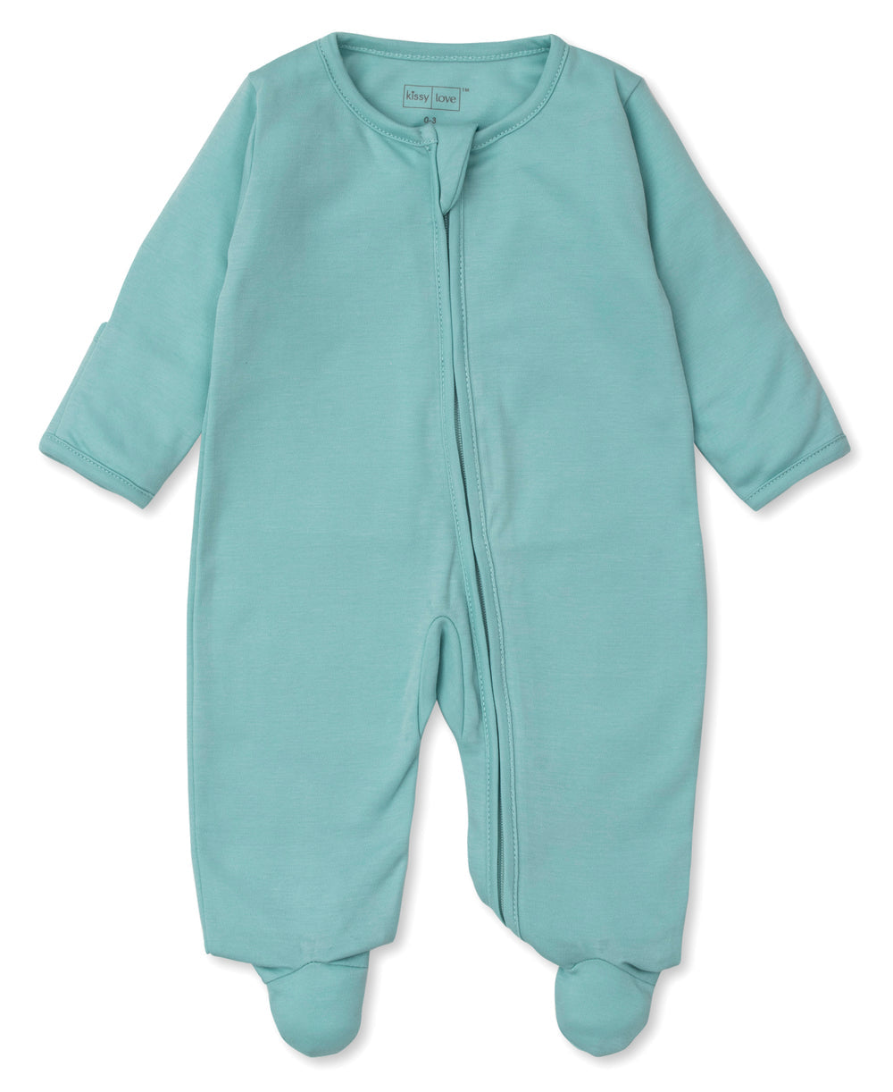 Kissy Kissy Turquoise Footie