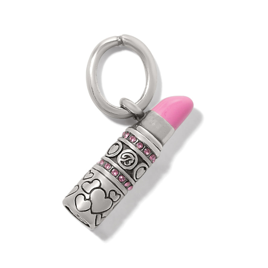 Brighton Pink Lipstick Charm