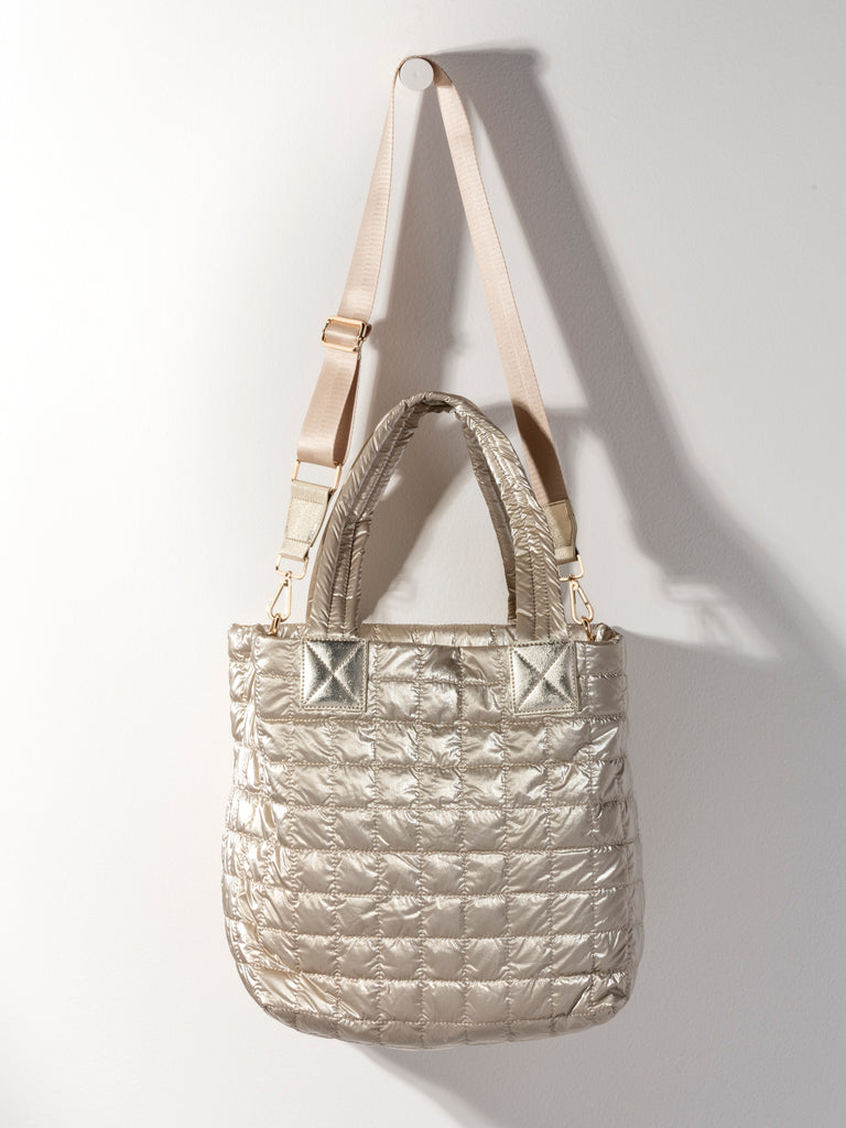 Shiraleah Gold Logan Tote