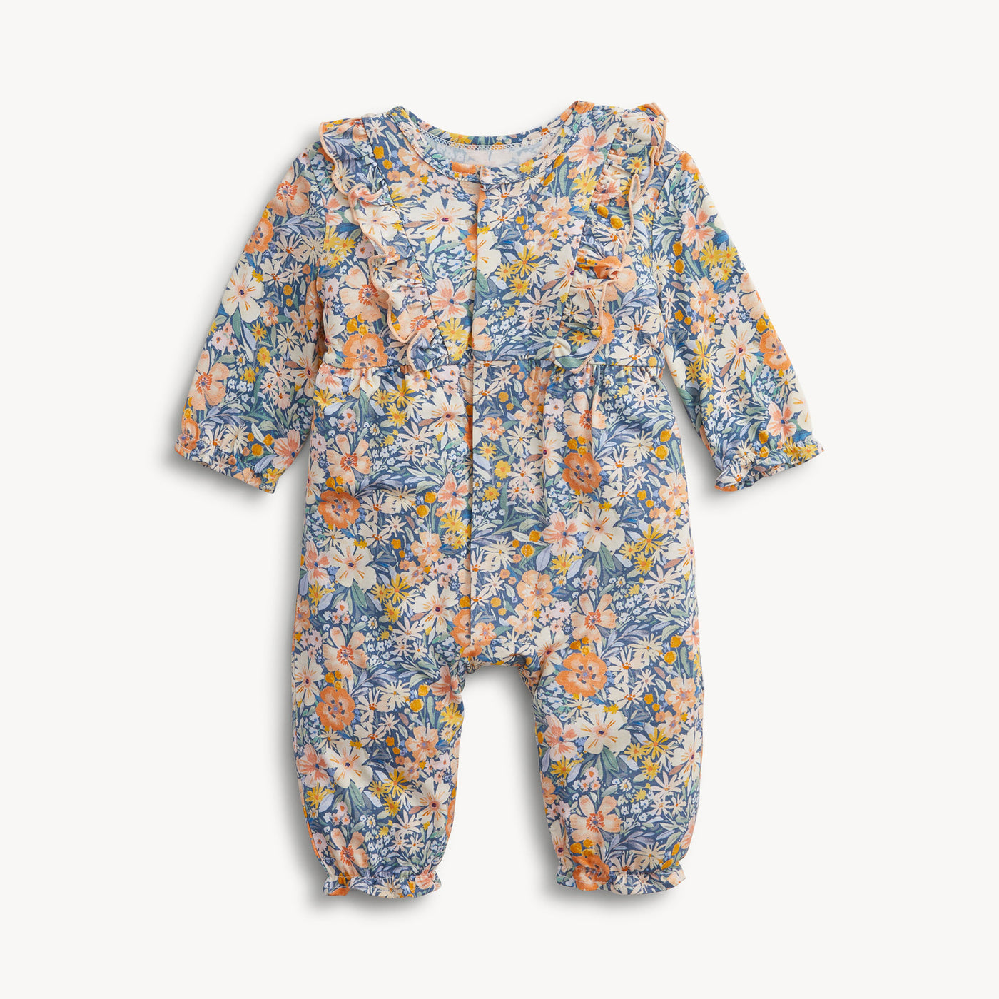MM Flora Modal Ruffle Romper  #DF600347