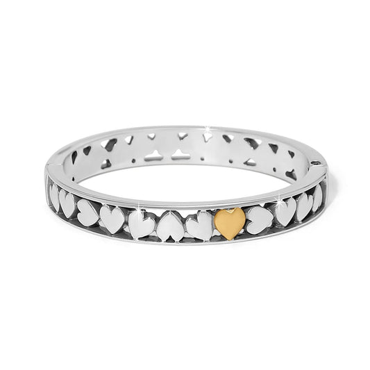 Brighton Mystery of Love Hinged Bracelet (silver)   JF0366