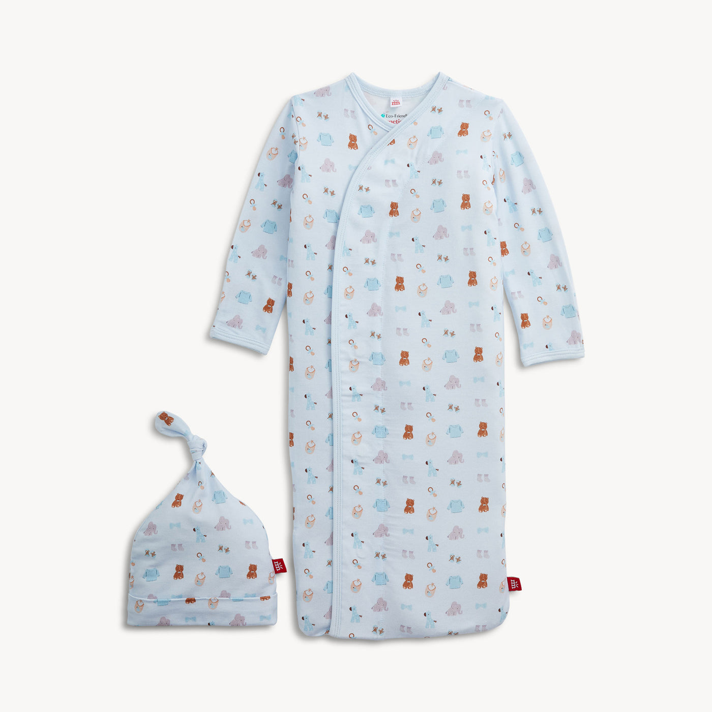MM Nursery Nostalgia Blue Gown Set