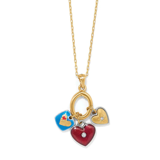 Brighton One Heart Color Short Necklace JM7687
