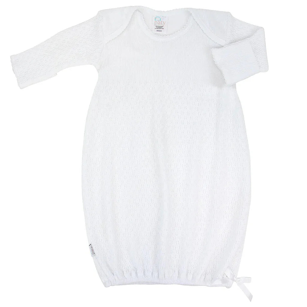 Paty White Lap Gown