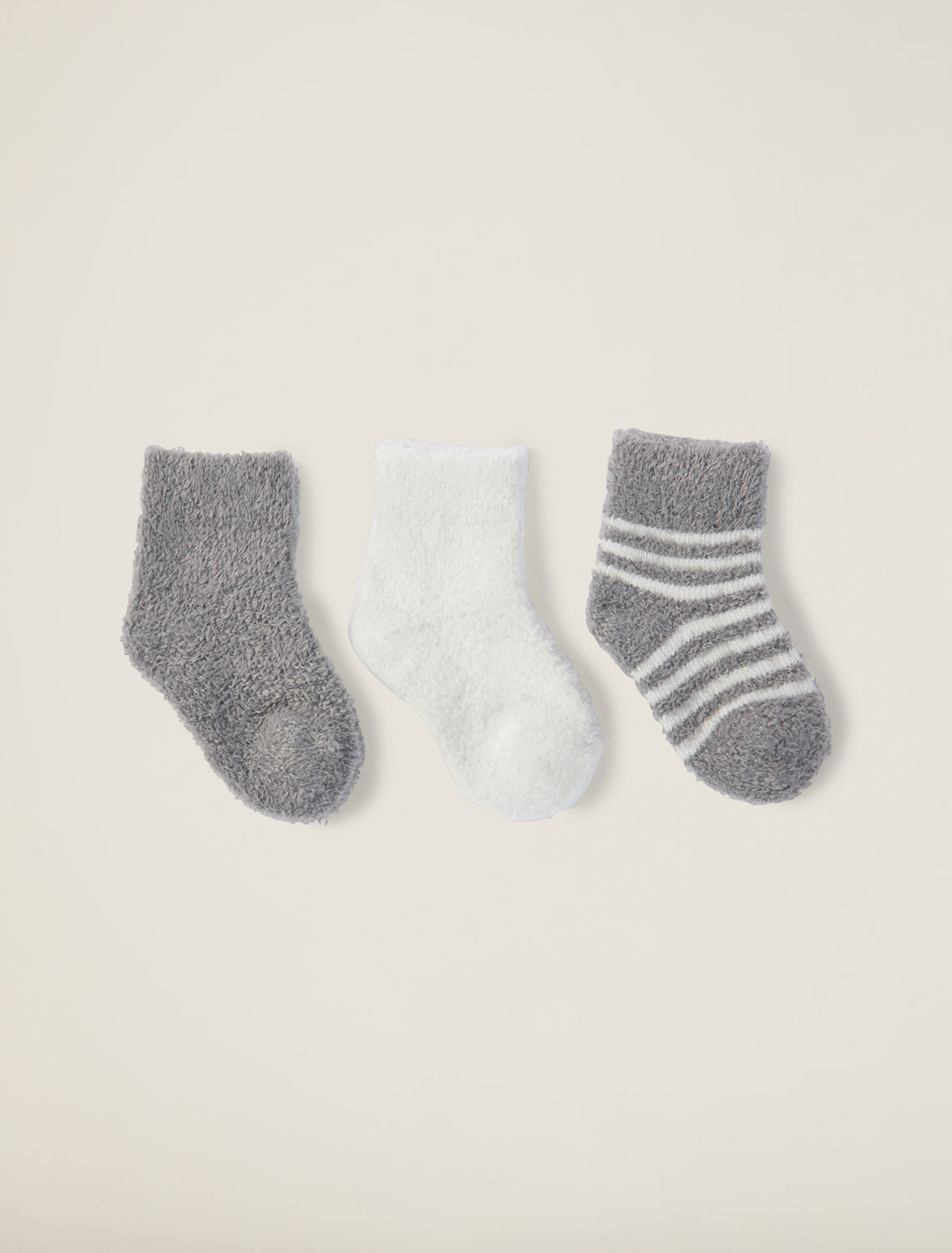 Barefoot Dreams Infant 3pk Socks