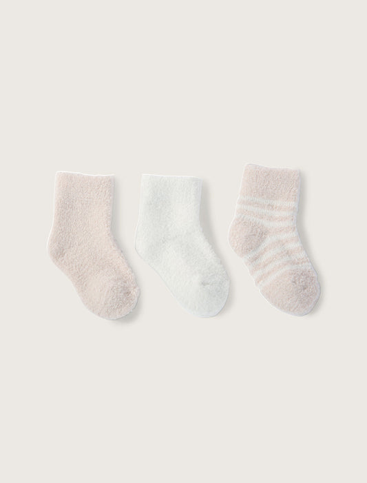 Barefoot Dreams Infant 3pk Socks