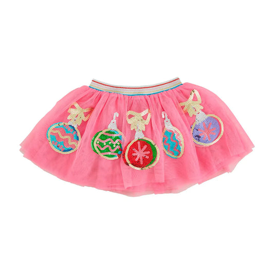 Mud Pie Pink Christmas Sequin Tutu