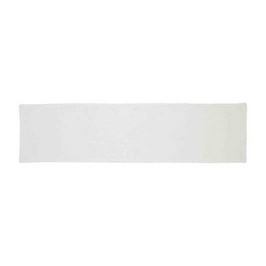 Mud Pie White Pom Pom Trim Runner