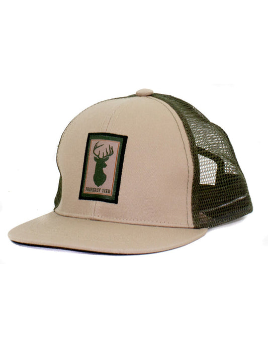 Properly Tied Deer Mount Trucker Hat