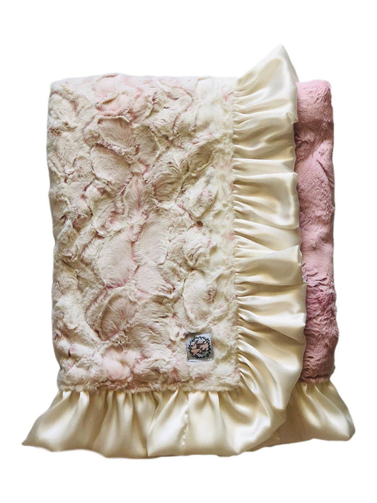 Razzle Baby Rosewater Owl Blanket