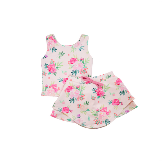 Rosy Rally Skort Set