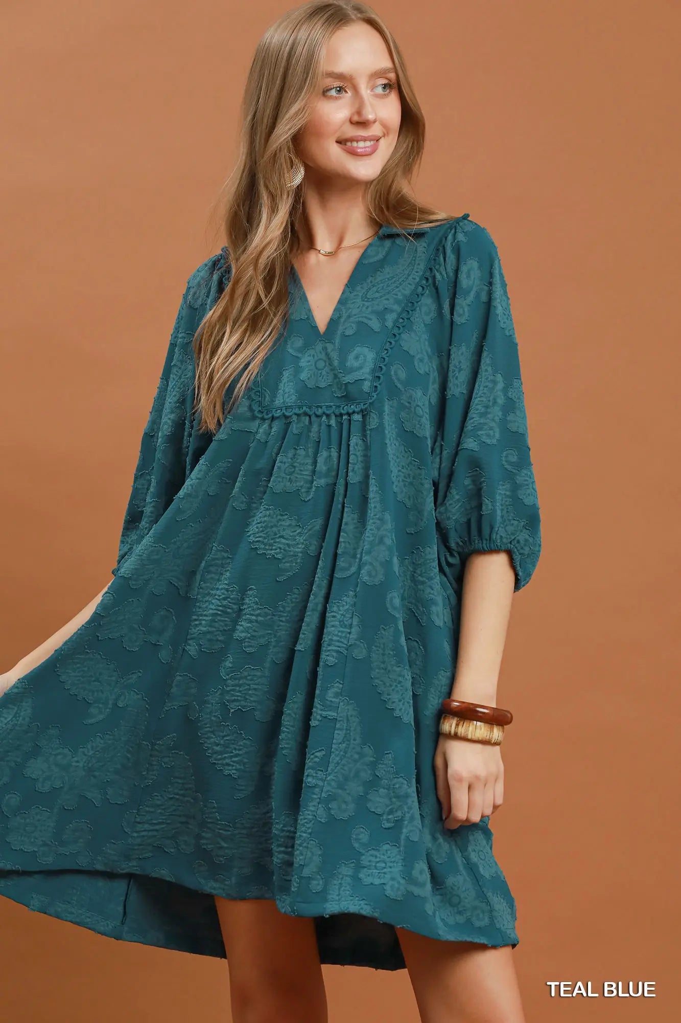 Teal Blue Dress