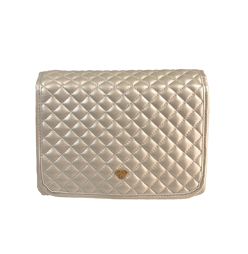 PurseN Toiletry Case-Pearl Quilted