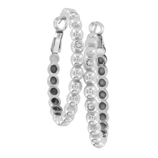 Brighton Twinkle Granulation Large Hoops JA9356