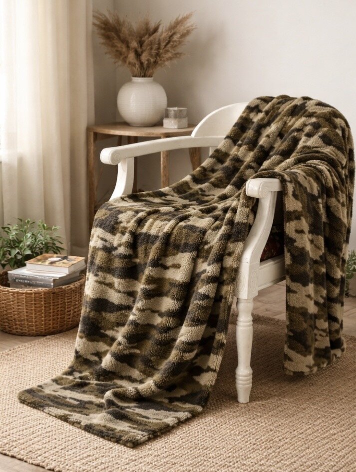Velvet Fawn Chenille Blanket