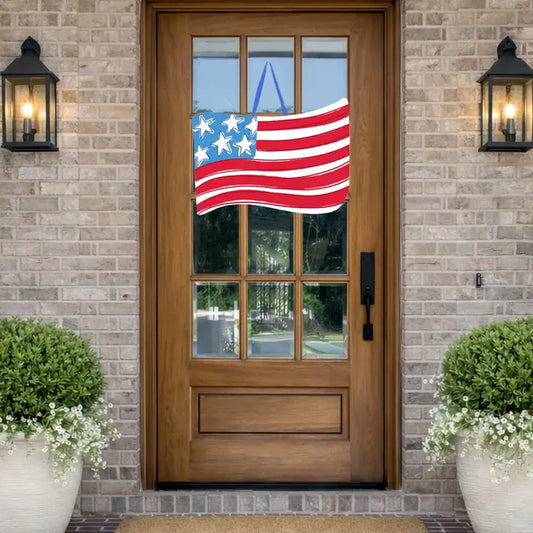 Waving Flag Door Hanger